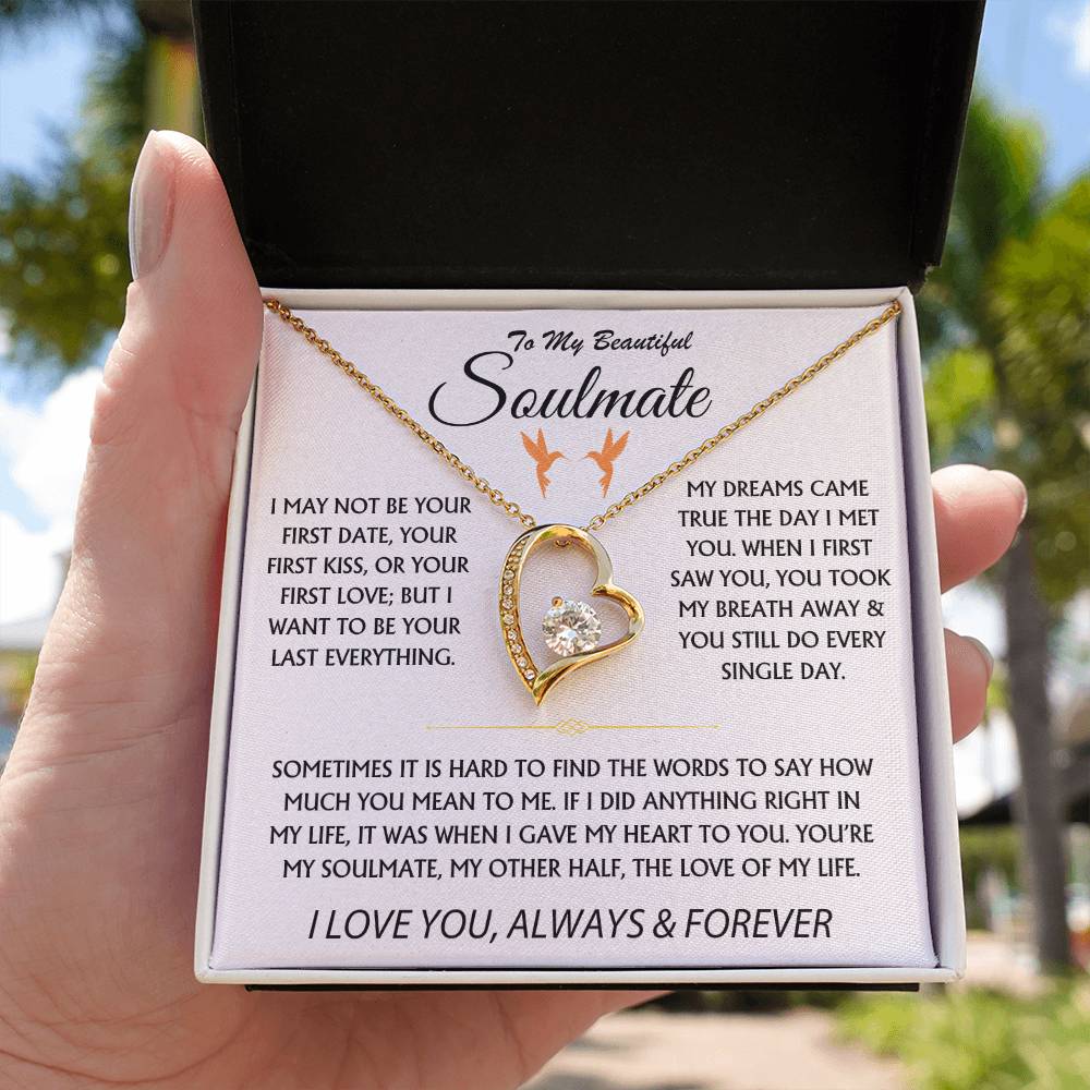 To My Beautiful Soulmate - Forever Love Personalized Gift Set - TJ044V6