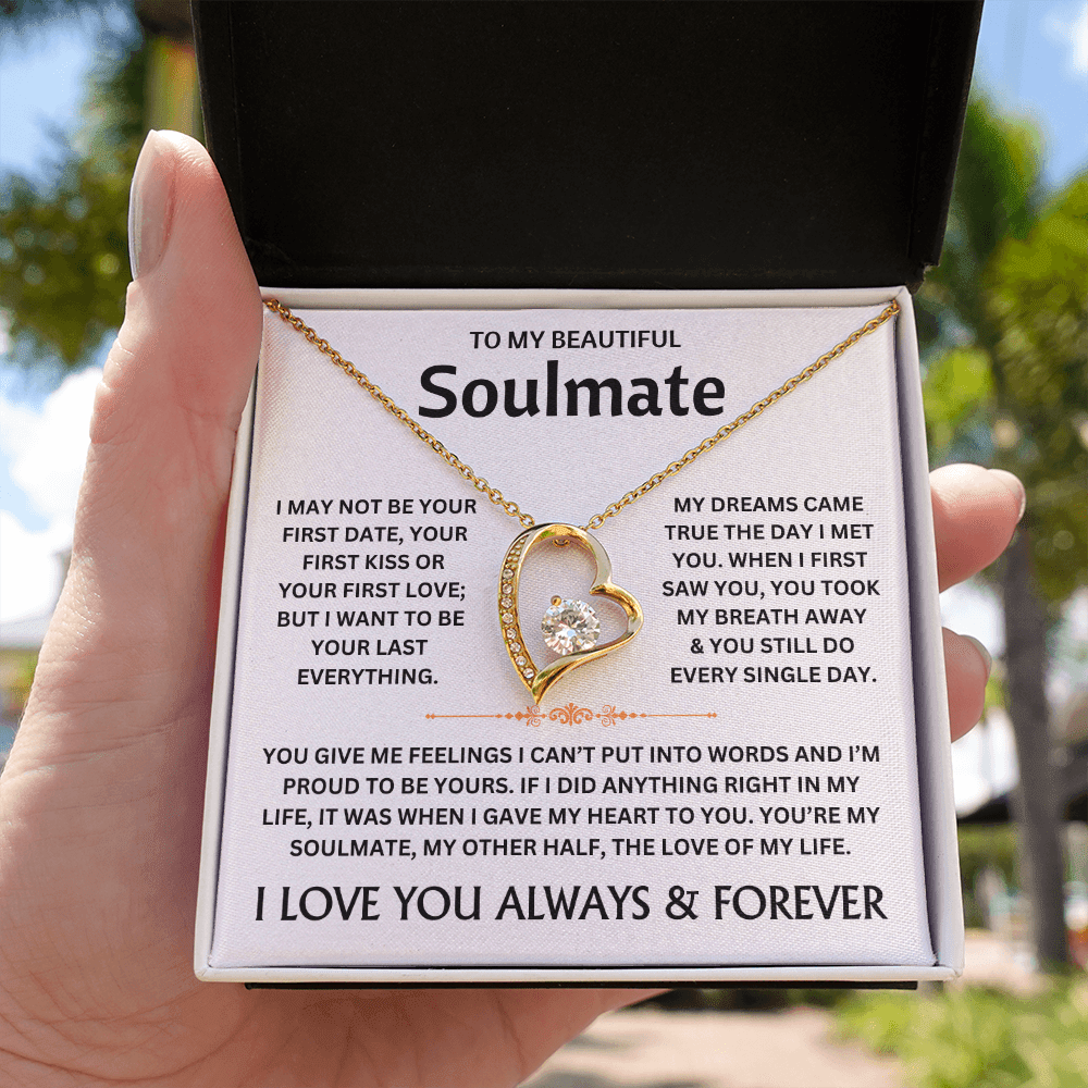 To My Beautiful Soulmate - Necklace Gift Set - TJ301