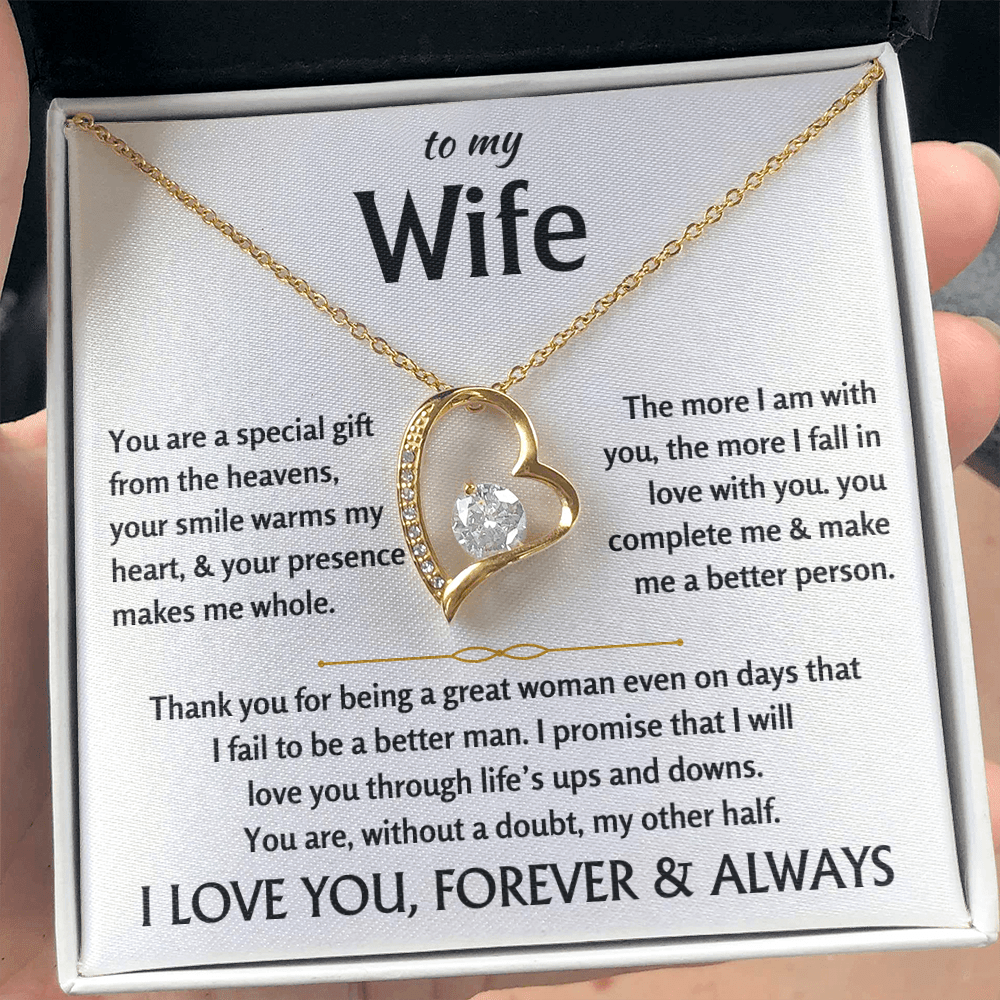 To My Wife - Forever Love Necklace - TJ159