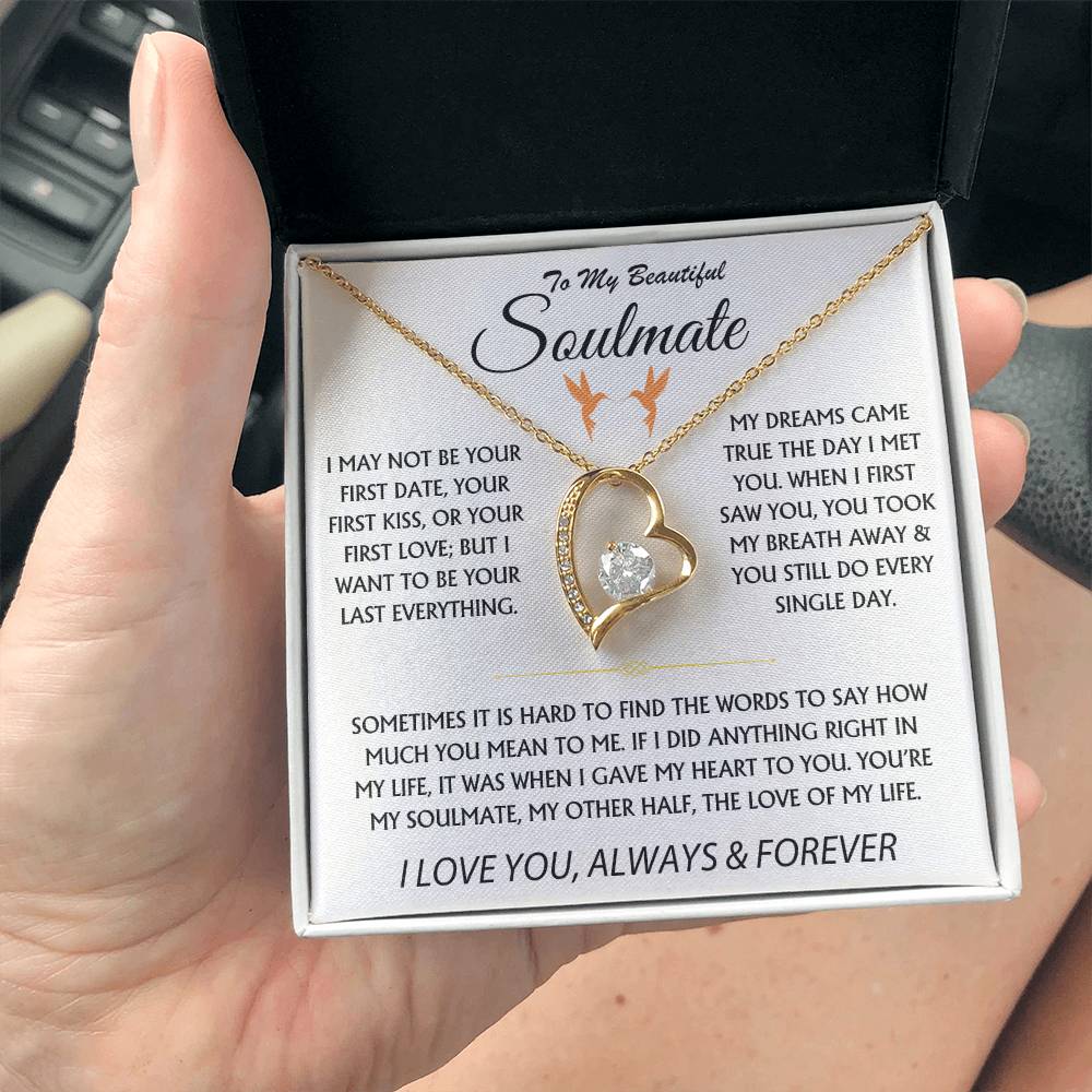 To My Beautiful Soulmate - Forever Love Personalized Gift Set - TJ044V6