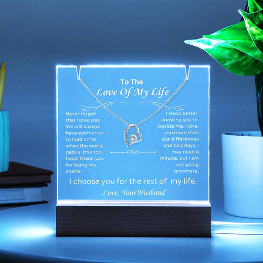 To The Love of My Life - Keepsake Acrylic Gift Set - TJ041