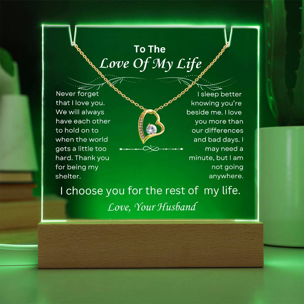 To The Love of My Life - Keepsake Acrylic Gift Set - TJ041