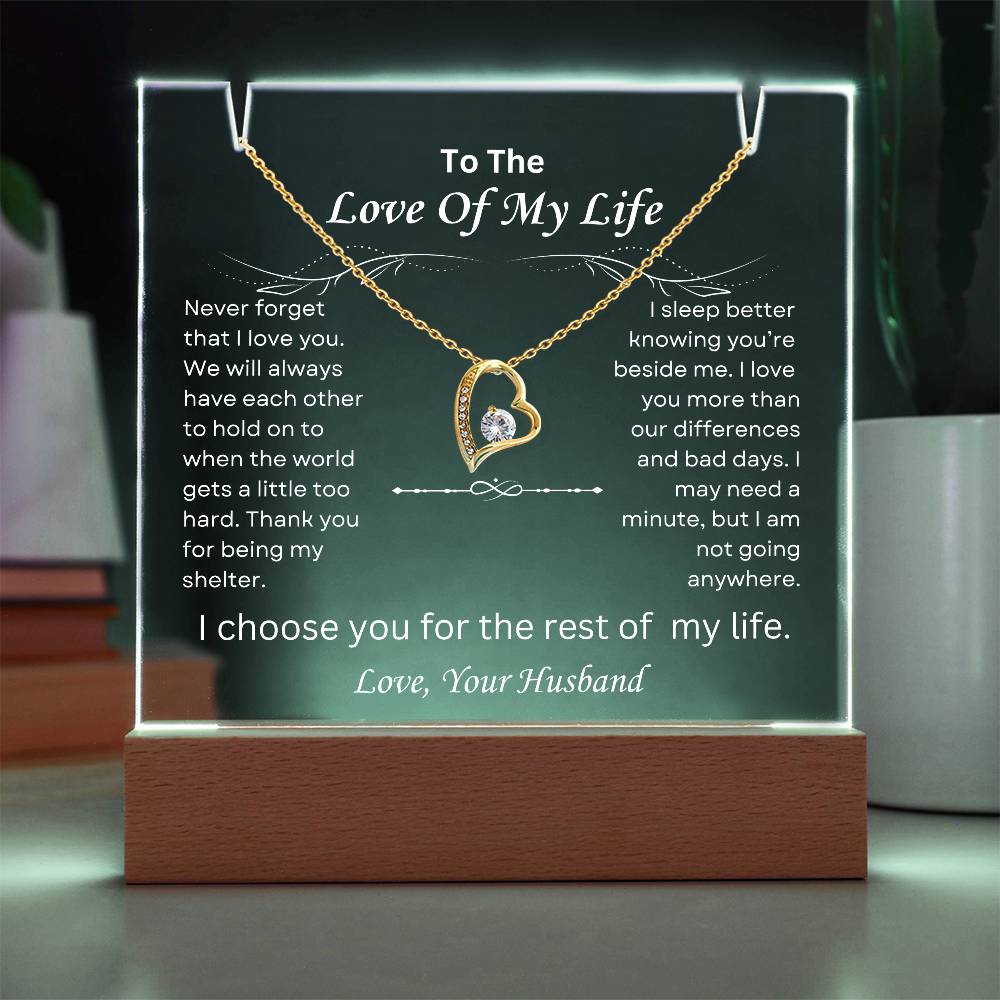 To The Love of My Life - Keepsake Acrylic Gift Set - TJ041