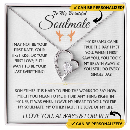 To My Beautiful Soulmate - Forever Love Personalized Gift Set - TJ044V6