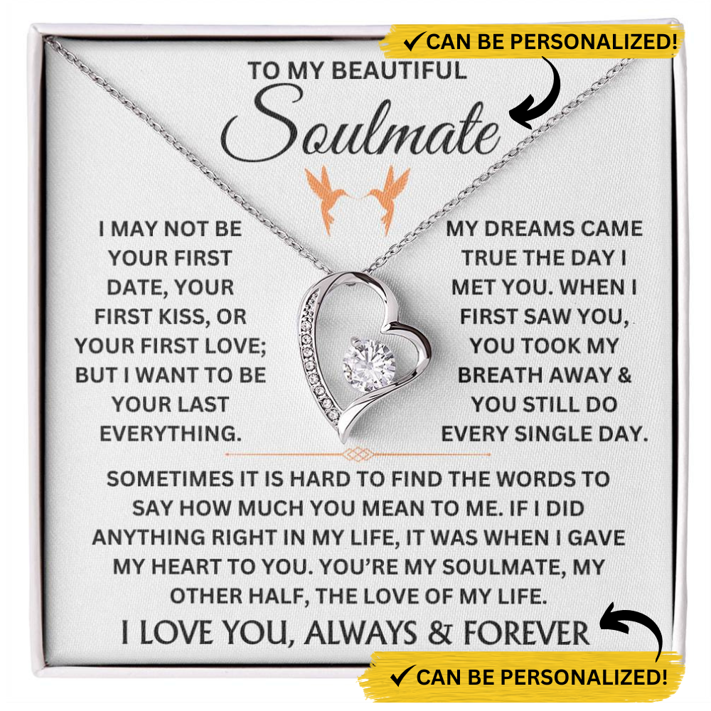 To My Beautiful Soulmate - Forever Love Personalized Gift Set - TJ044V3