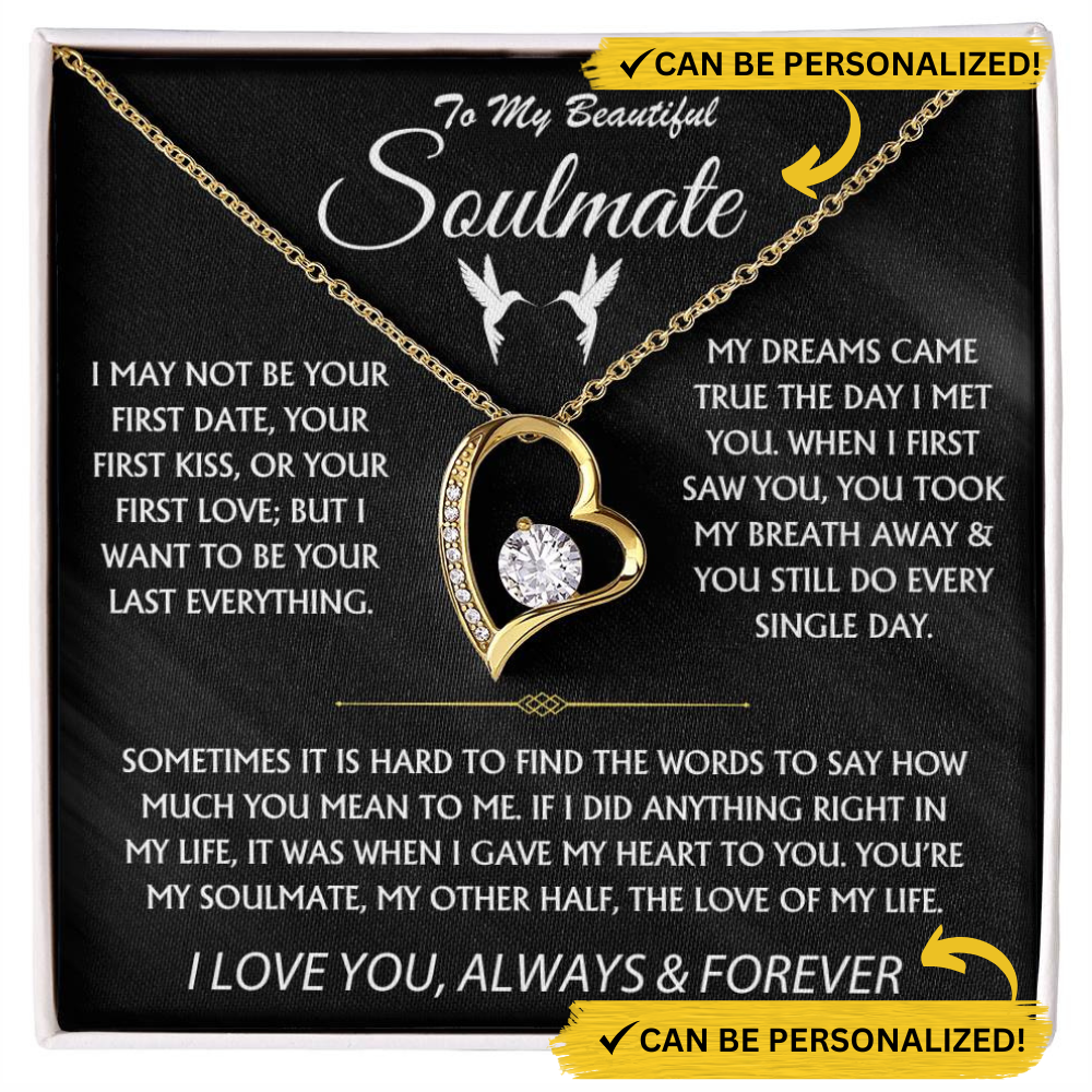 To My Beautiful Soulmate - Forever Love Personalized Gift Set - TJ044V5