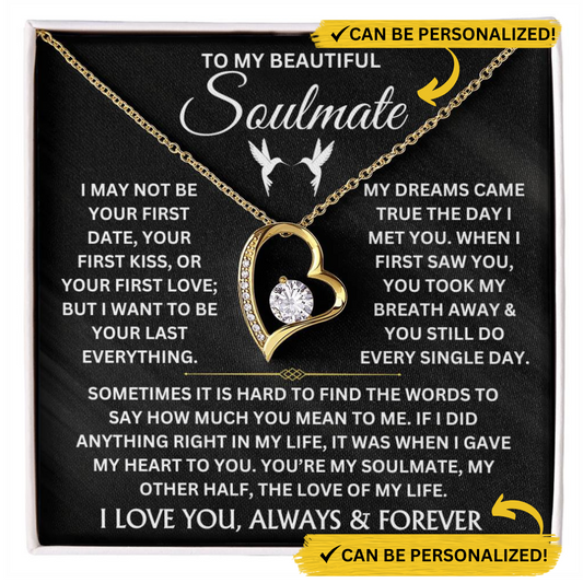 To My Beautiful Soulmate - Forever Love Personalized Gift Set - TJ044V2