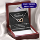 To My Soulmate - Interlocking Hearts Necklace Gift Set - TJ029