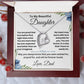 To My Beautiful Daughter - Forever Love Necklace Gift Set - TJ028