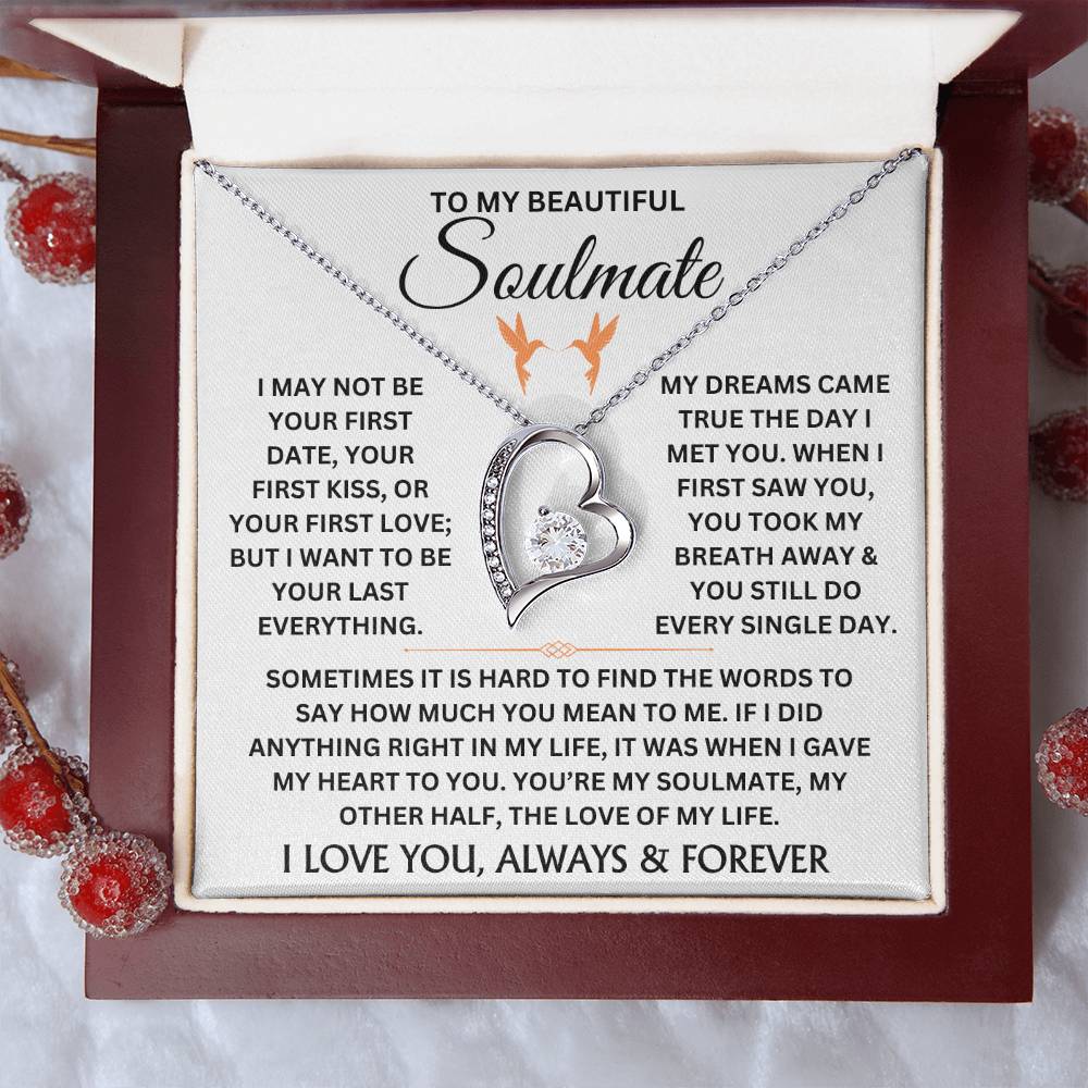 To My Beautiful Soulmate - Forever Love Personalized Gift Set - TJ044V3