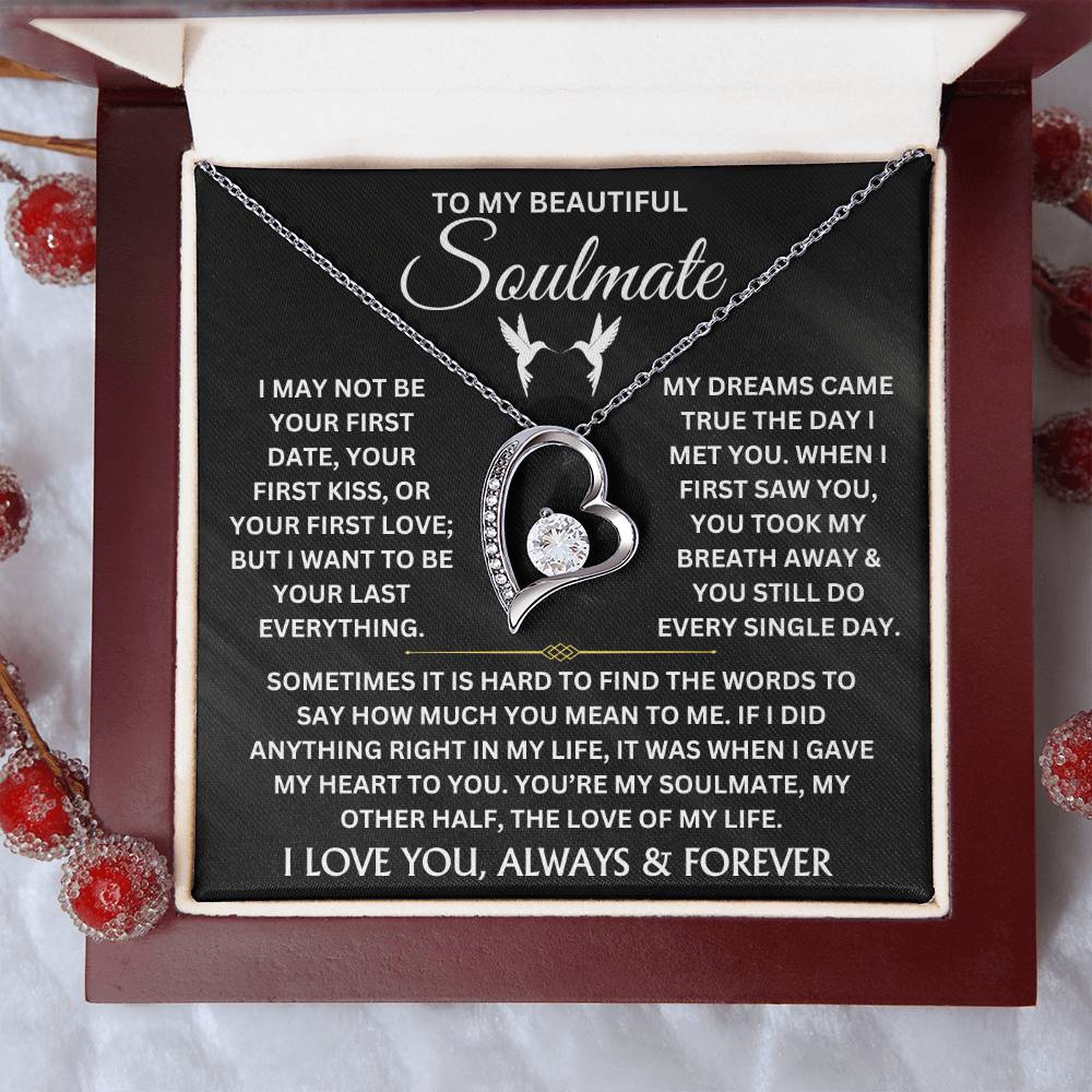 To My Beautiful Soulmate - Forever Love Personalized Gift Set - TJ044V2