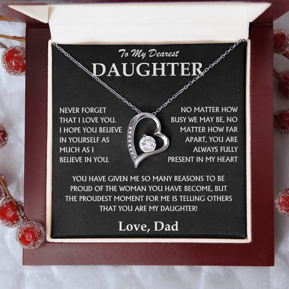 To My Dearest Daughter - Love Dad - Forever Love Gift Set - TJ093