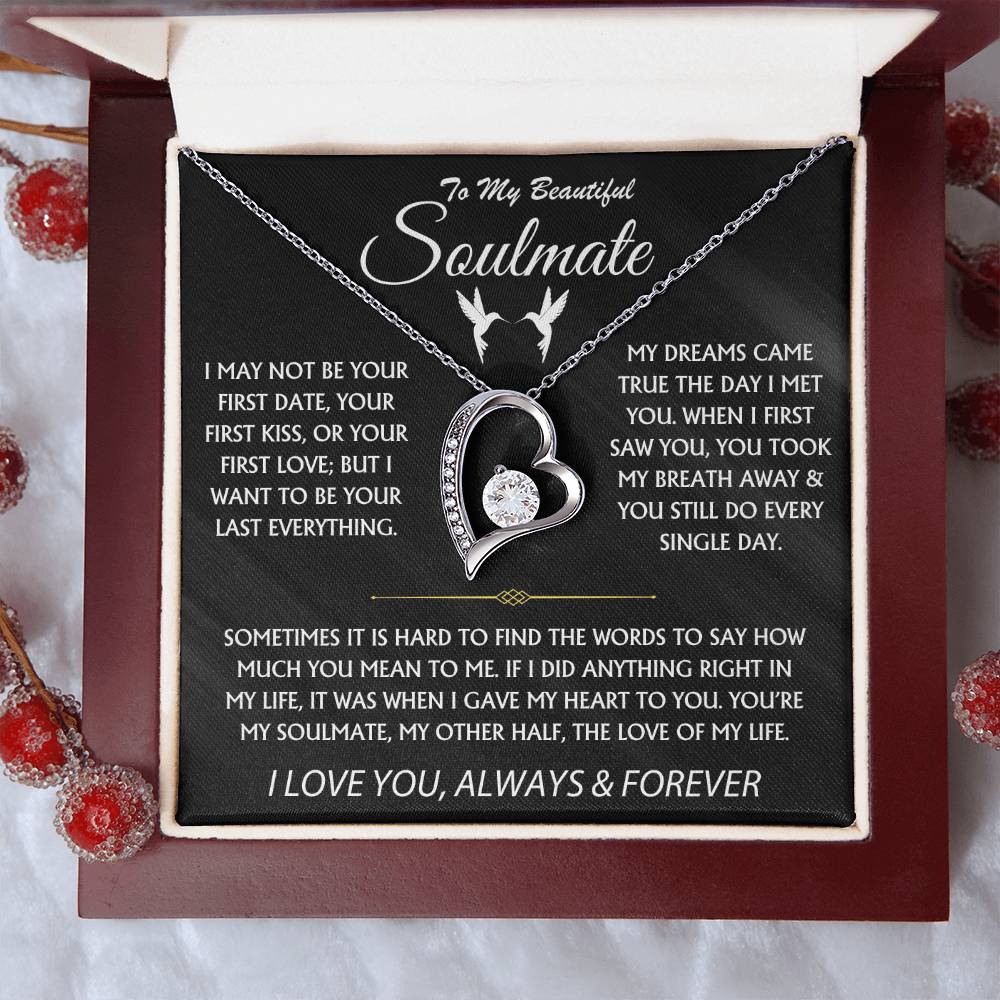 To My Beautiful Soulmate - Forever Love Personalized Gift Set - TJ044V5