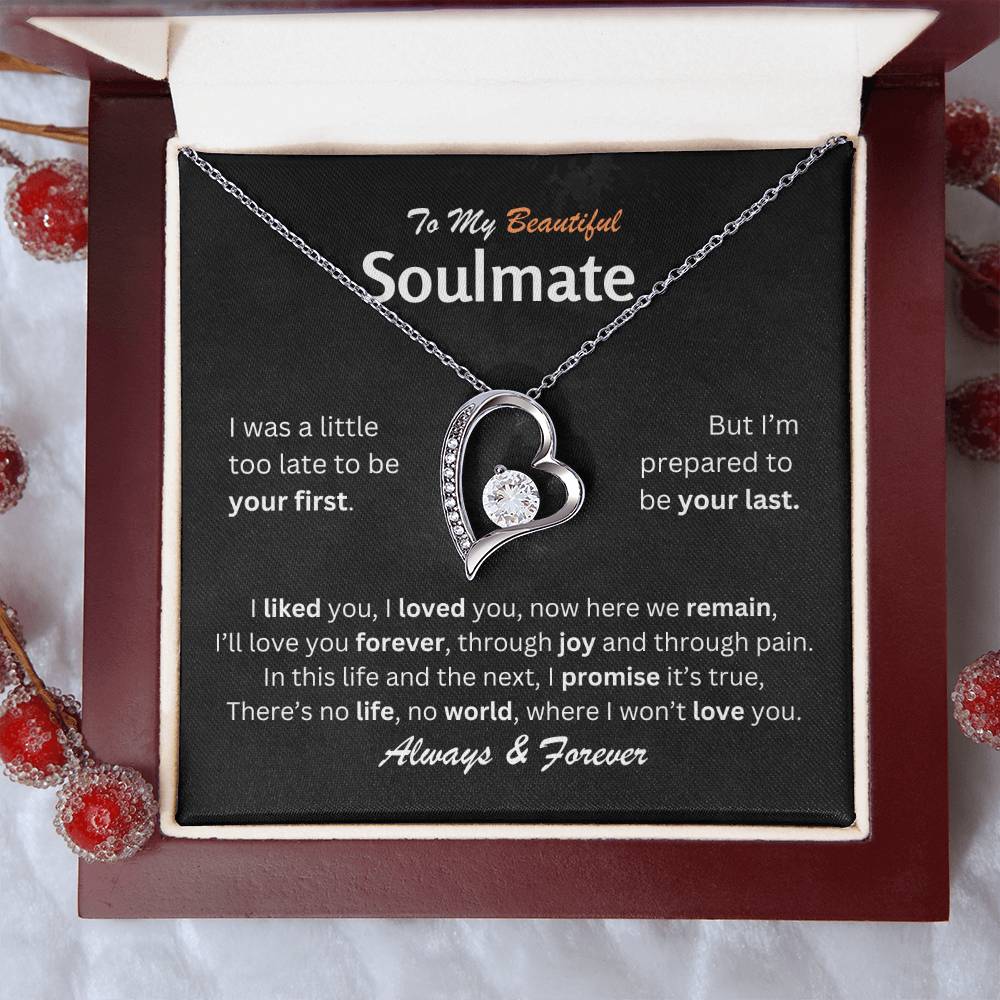 To My Soulmate - Forever Love Necklace Gift Set - TJ064