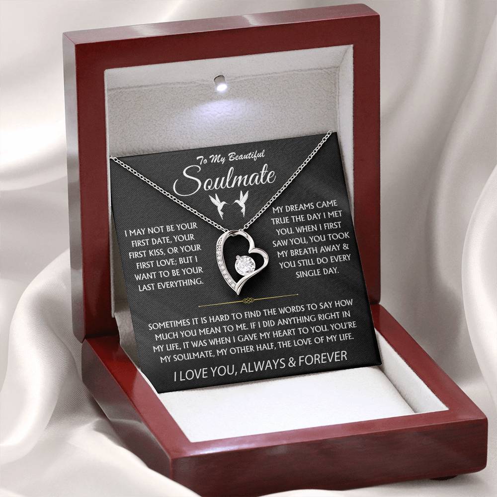 To My Beautiful Soulmate - Forever Love Personalized Gift Set - TJ044V5