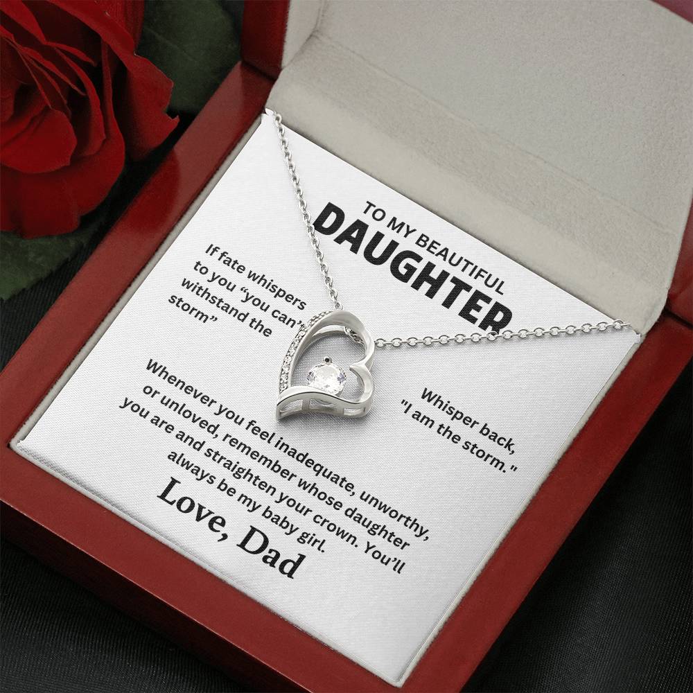 To My Daughter - Forever Love Necklace Gift Set - TJ063