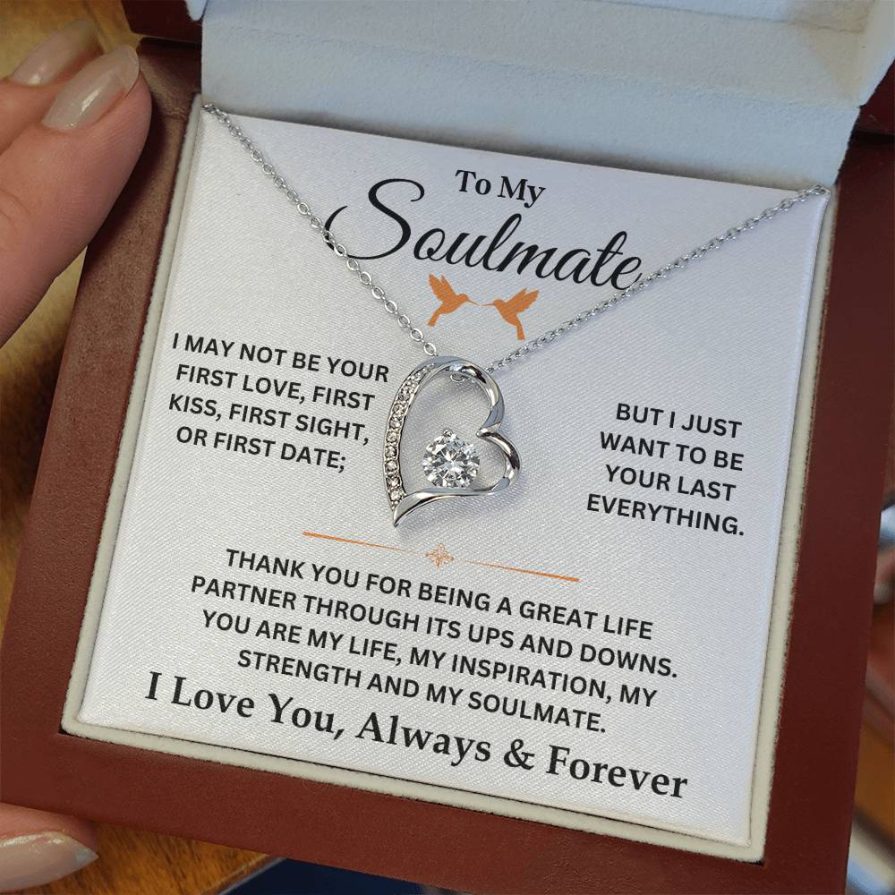 To My Soulmate - Forever Love Necklace - TJ077