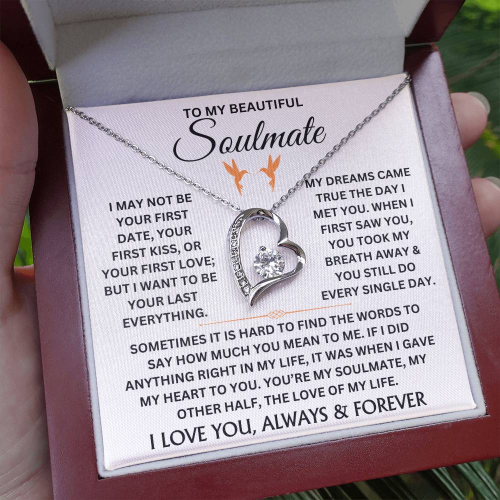 To My Beautiful Soulmate - Forever Love Personalized Gift Set - TJ044V3