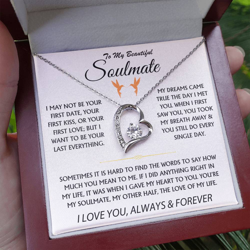 To My Beautiful Soulmate - Forever Love Personalized Gift Set - TJ044V6