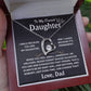 To My Dearest Daughter  - Forever Love Gift Set Personalized - TJ108P