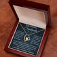 To My Beautiful Soulmate - Love Knot Necklace Gift Set - TJ083