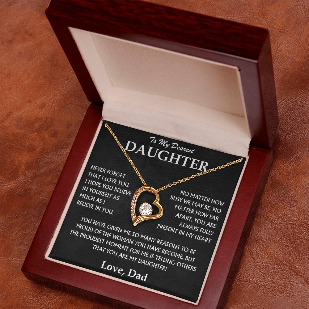 To My Dearest Daughter - Love Dad - Forever Love Gift Set - TJ093