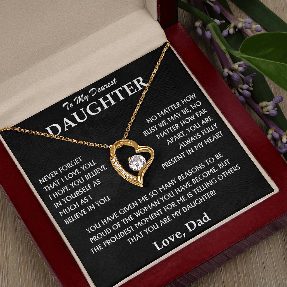 To My Dearest Daughter - Love Dad - Forever Love Gift Set - TJ093