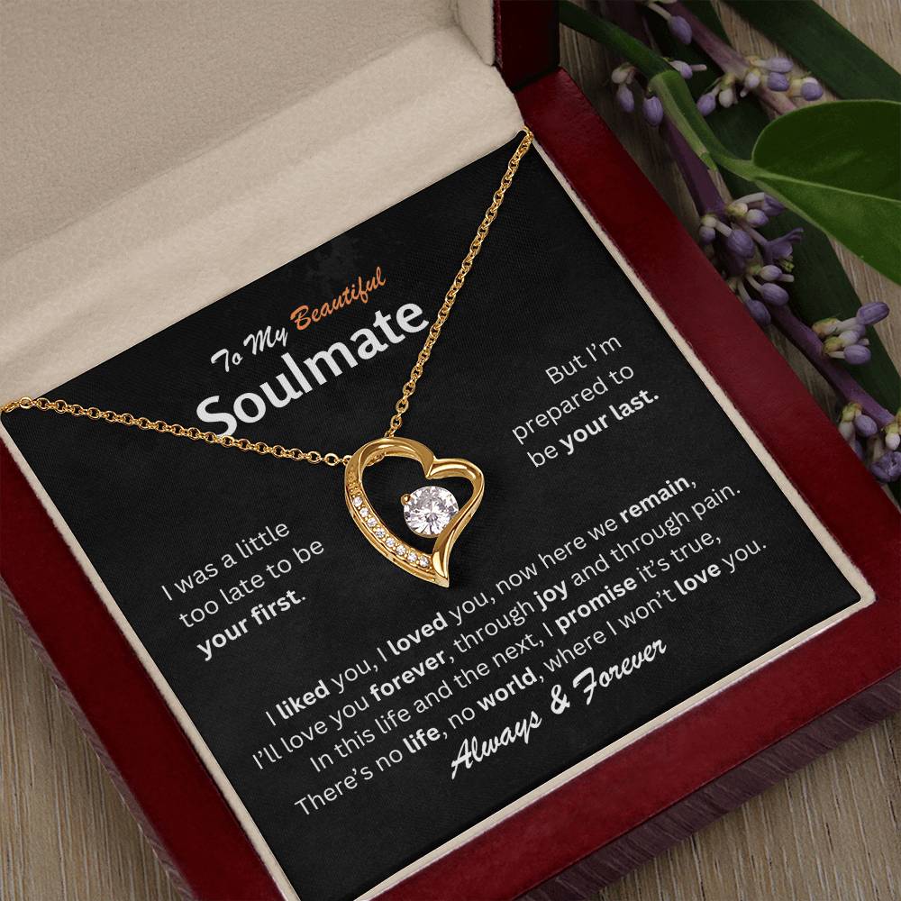 To My Soulmate - Forever Love Necklace Gift Set - TJ064