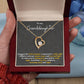 To My Granddaughter - You'll Feel My Love Necklace