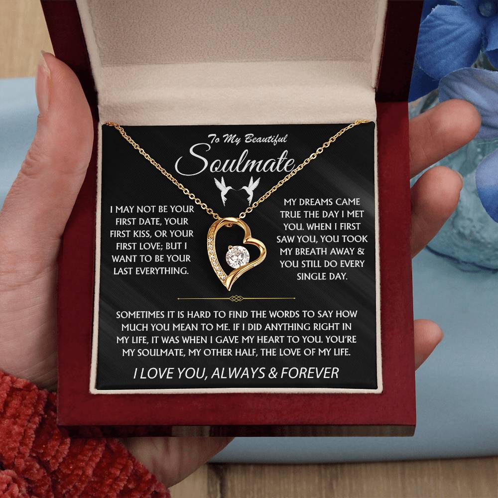 To My Beautiful Soulmate - Forever Love Personalized Gift Set - TJ044V5