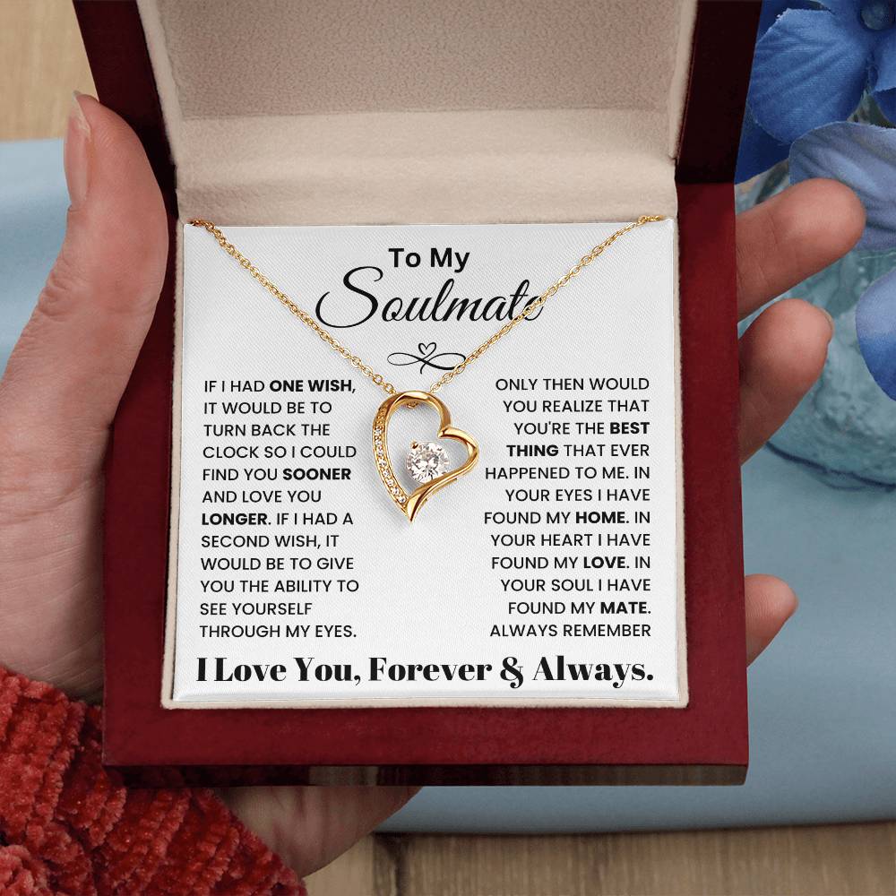 To My Soulmate - Forever Love Necklace Gift Set - TJ025