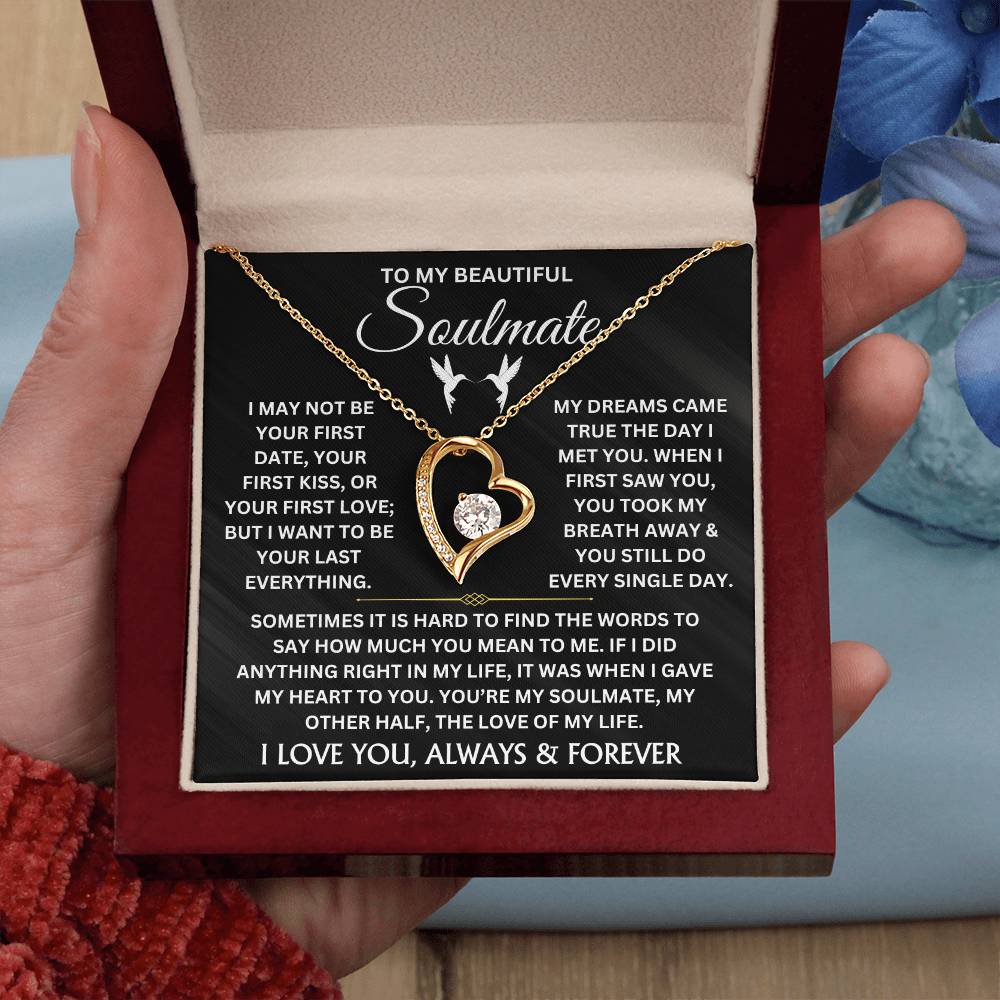 To My Beautiful Soulmate - Forever Love Personalized Gift Set - TJ044V2