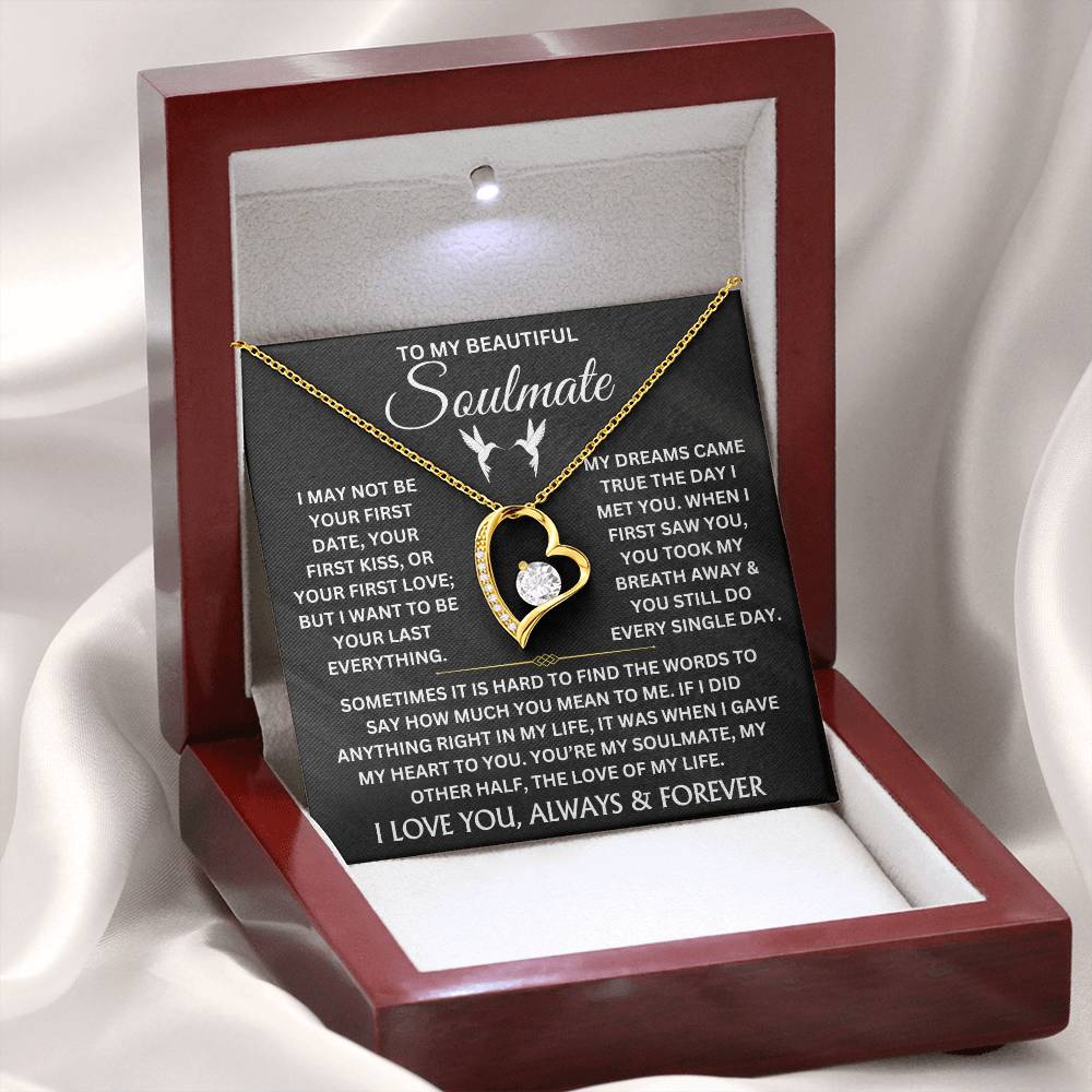 To My Beautiful Soulmate - Forever Love Personalized Gift Set - TJ044V2