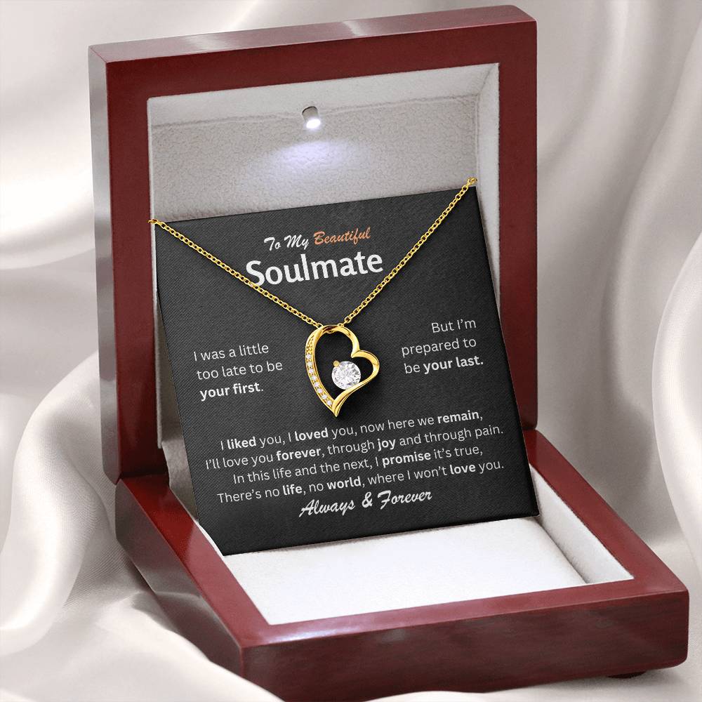 To My Soulmate - Forever Love Necklace Gift Set - TJ064