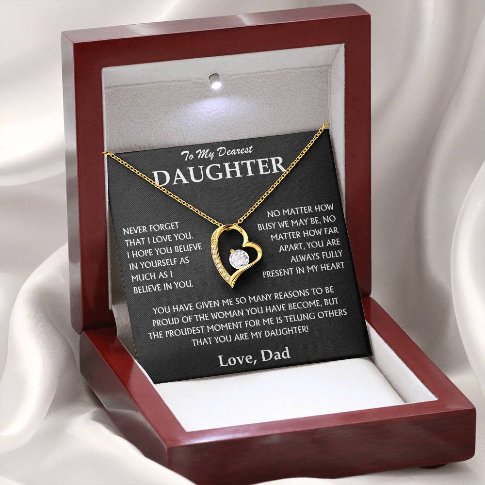 To My Dearest Daughter - Love Dad - Forever Love Gift Set - TJ093