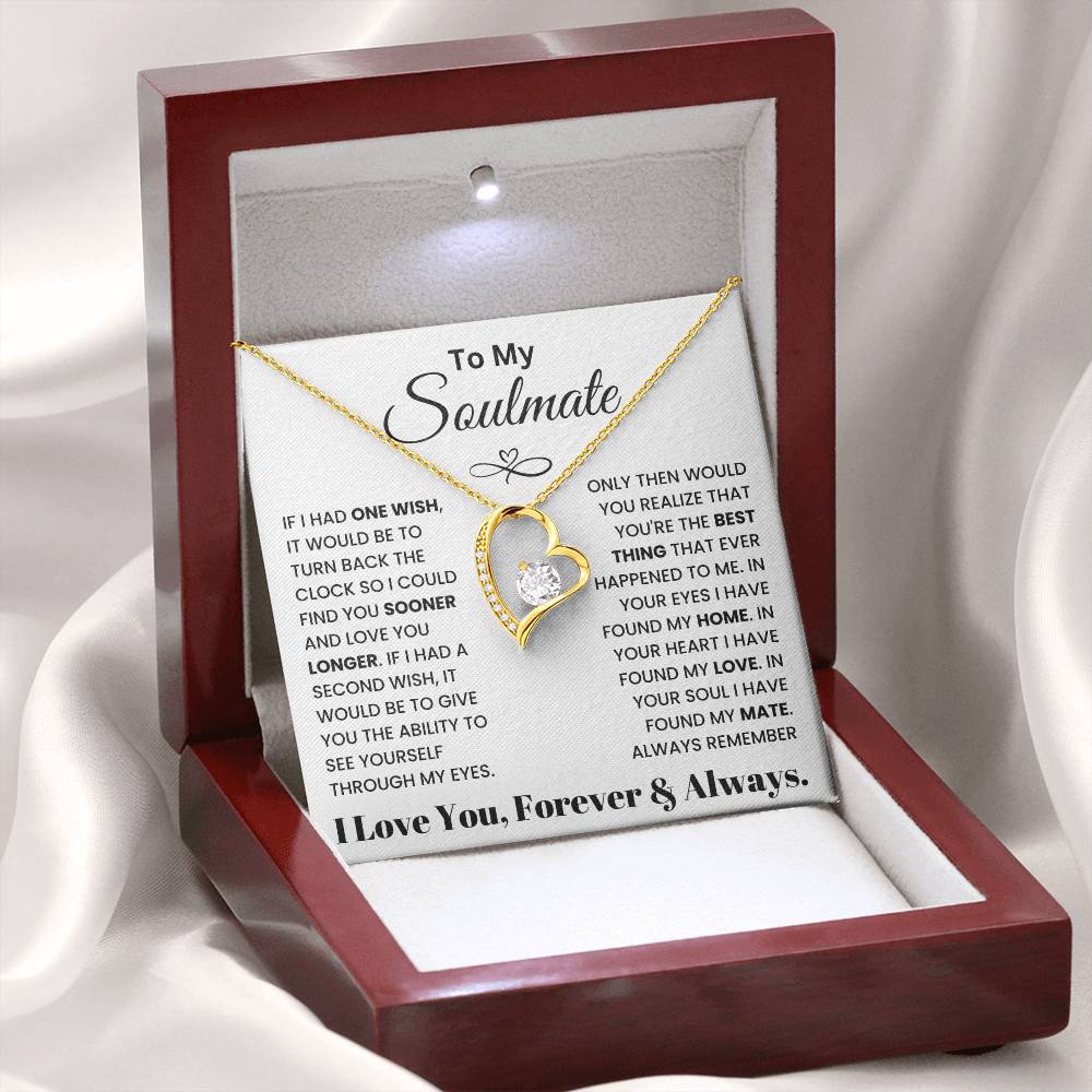 To My Soulmate - Forever Love Necklace Gift Set - TJ025