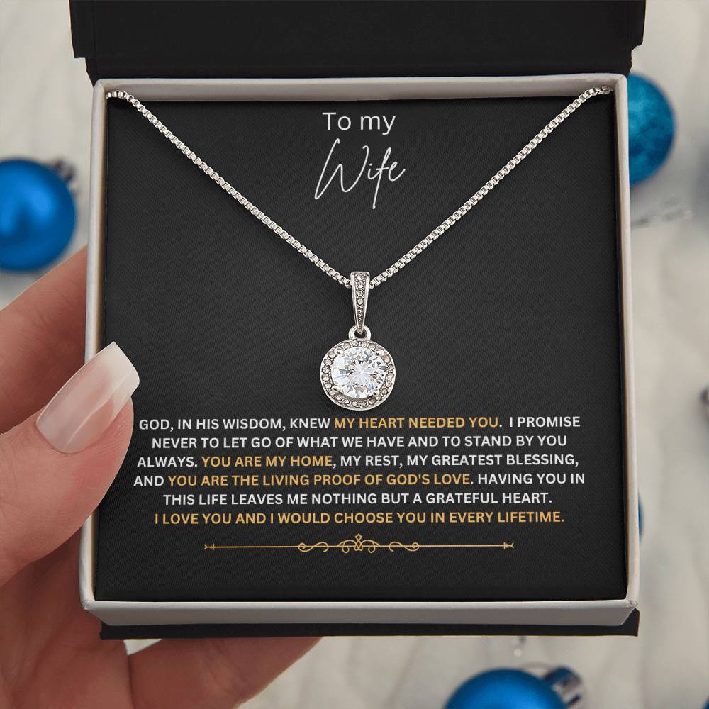 To My Wife - Eternal Hope Necklace - SP001