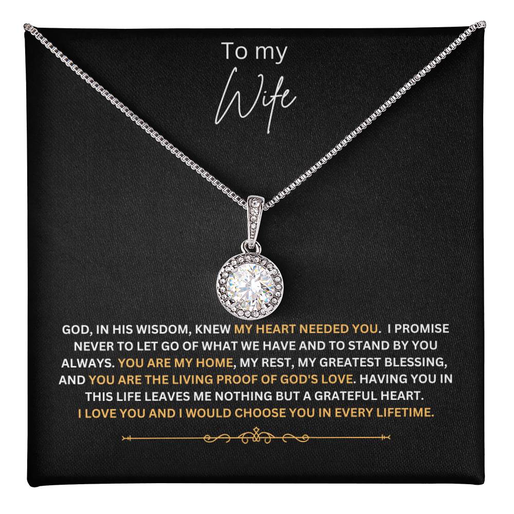 To My Wife - Eternal Hope Necklace - SP001