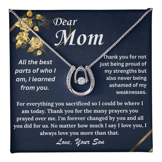 Dear Mom - Luck in love Necklace Gift Set - TJ020v2