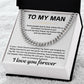 To My Man - Cuban Link Chain - TJ011