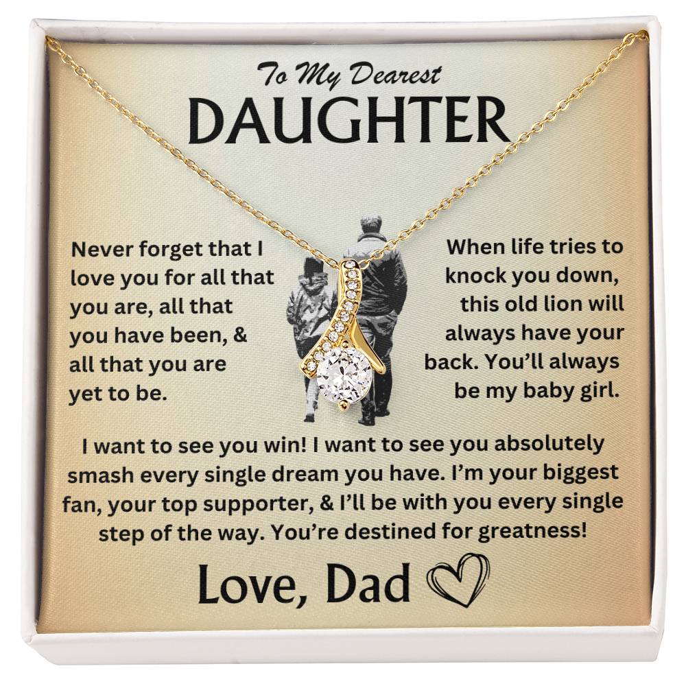 To My Dearest Daughter - Love, Dad -Beautiful Gift Set - TJ086