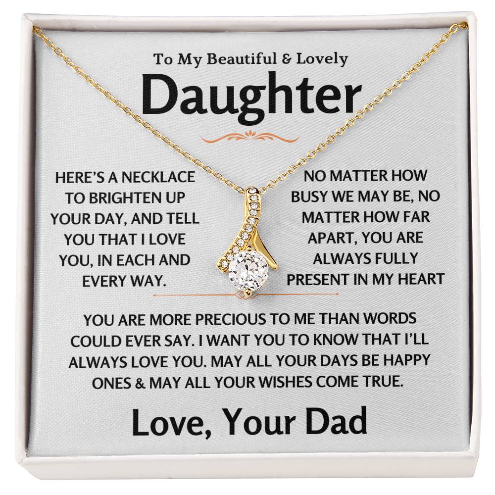 To My Beautiful & Lovely Daughter - Alluring Love Gift Set - TJ110P