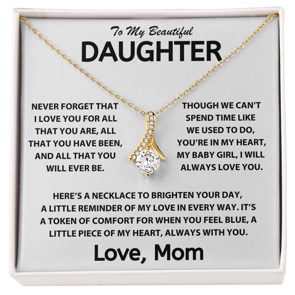 To My Dearest Daughter - Love, Mom - Love Knot Gift Set - TJ099