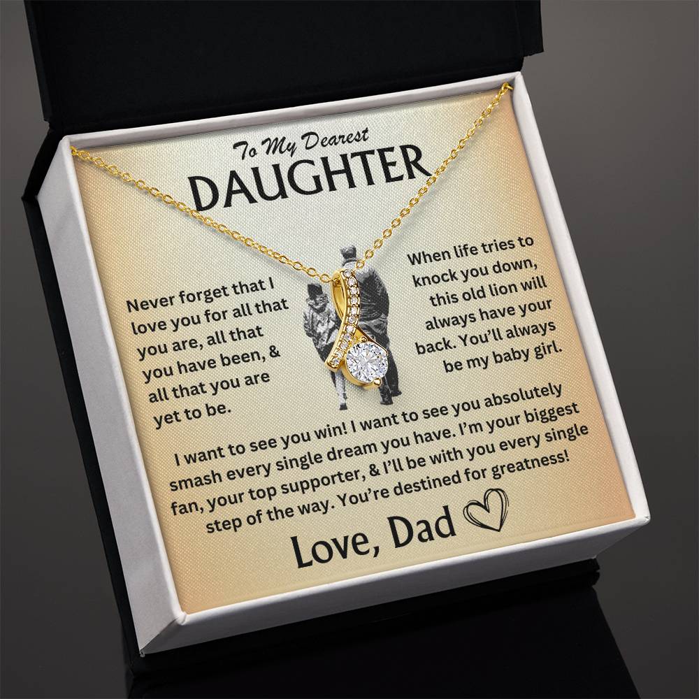 To My Dearest Daughter - Love, Dad -Beautiful Gift Set - TJ086