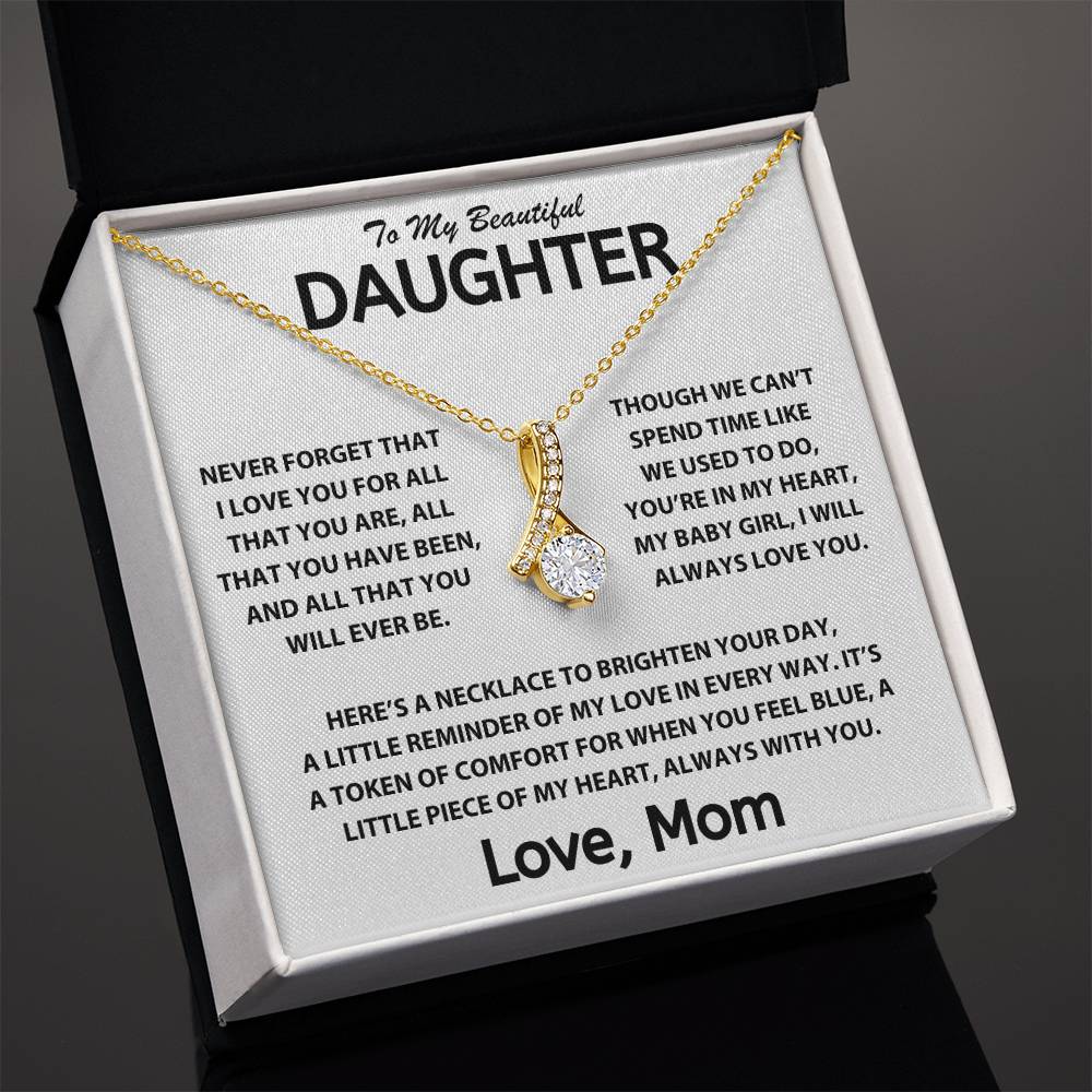 To My Dearest Daughter - Love, Mom - Love Knot Gift Set - TJ099