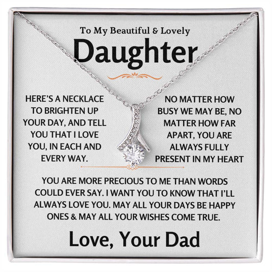 To My Beautiful & Lovely Daughter - Alluring Love Gift Set - TJ110P