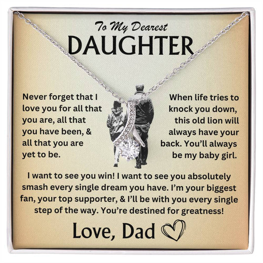 To My Dearest Daughter - Love, Dad -Beautiful Gift Set - TJ086