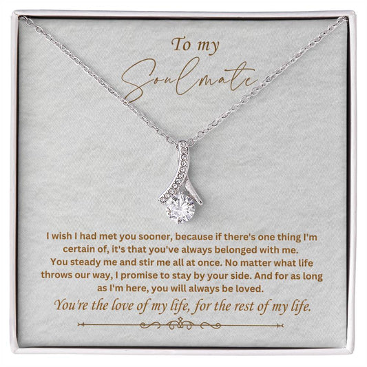 To My Soulmate - Alluring Beauty Necklace - SP002