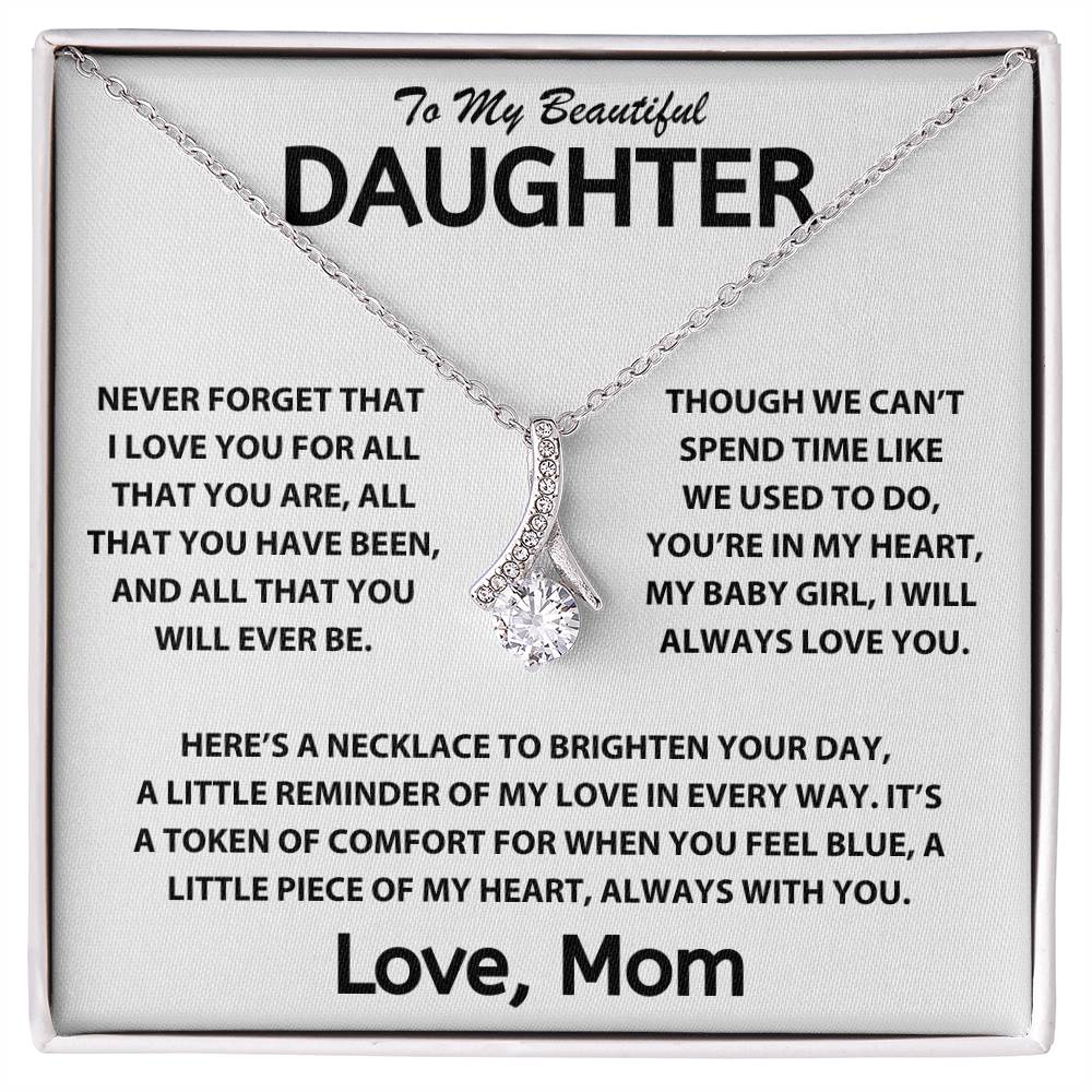 To My Dearest Daughter - Love, Mom - Love Knot Gift Set - TJ099