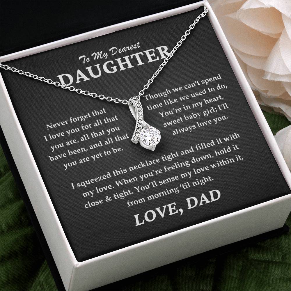 To My Dearest Daughter - Alluring Beauty Necklace Gift Set - TJ065